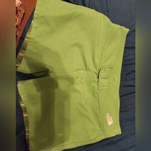Green The North Face shorts